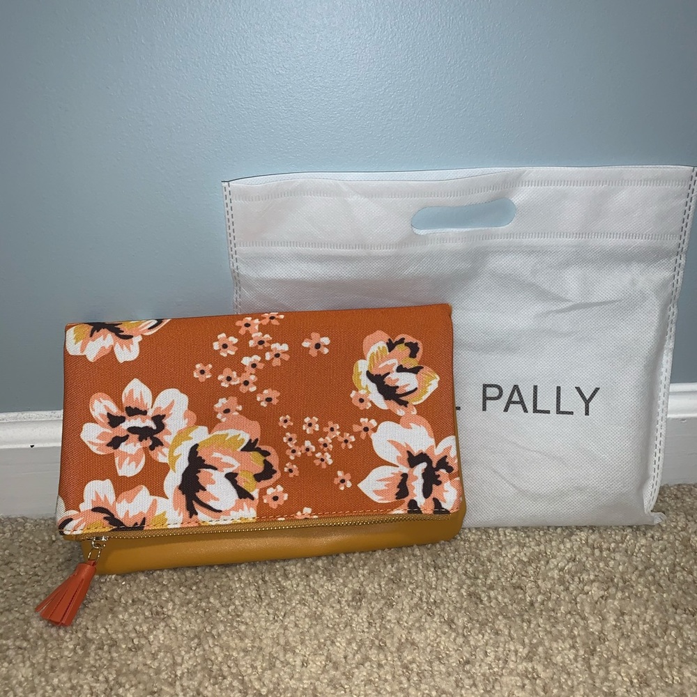 rachel pally floral clutch NWOT